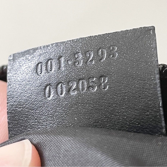 Gucci black woven nylon and leather camera shoulder bag - Picture 10 of 10